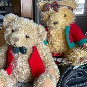Christmas bears Hallmark from 2000 clean lot of 2